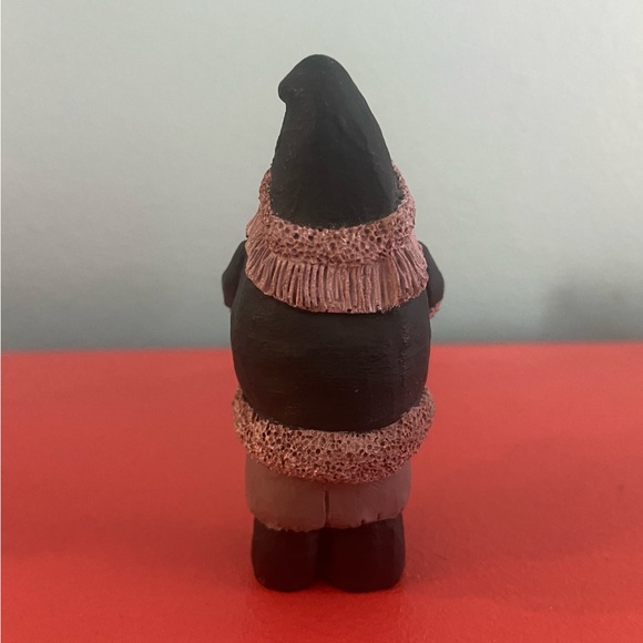 Vintage Gail Laura Jolly Santa In Forest Green 3” Tall - Picture 3 of 7